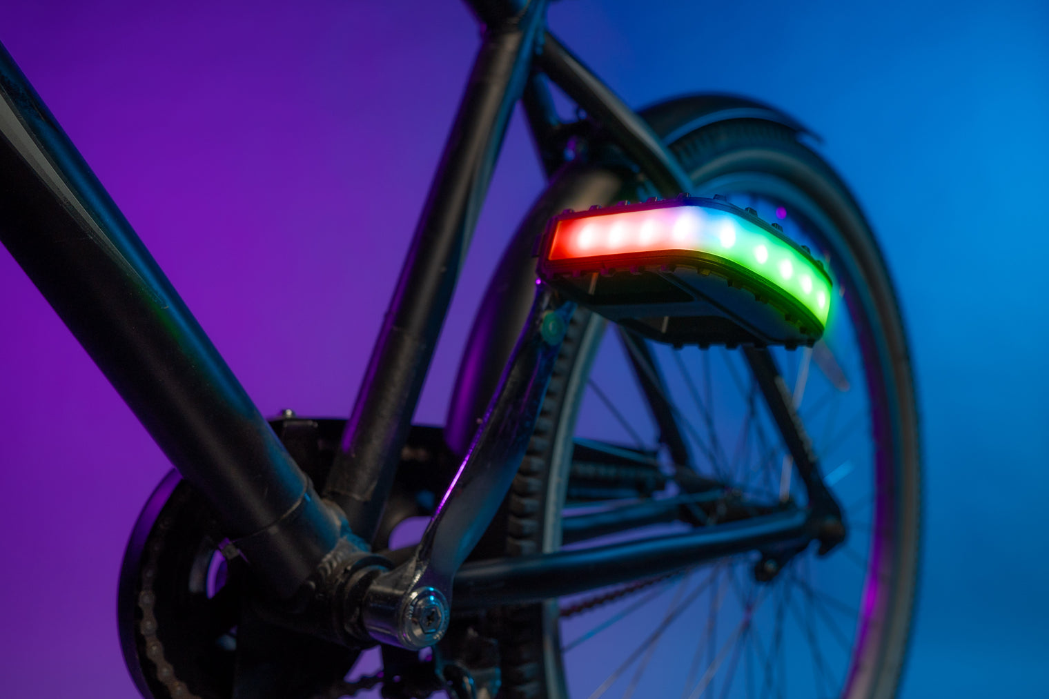 Rechargable LED Lighted Bike Pedals