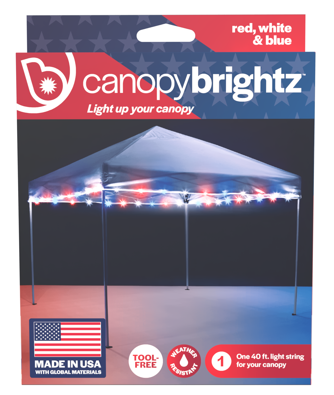 Patriotic Canopy Brightz - Made in USA