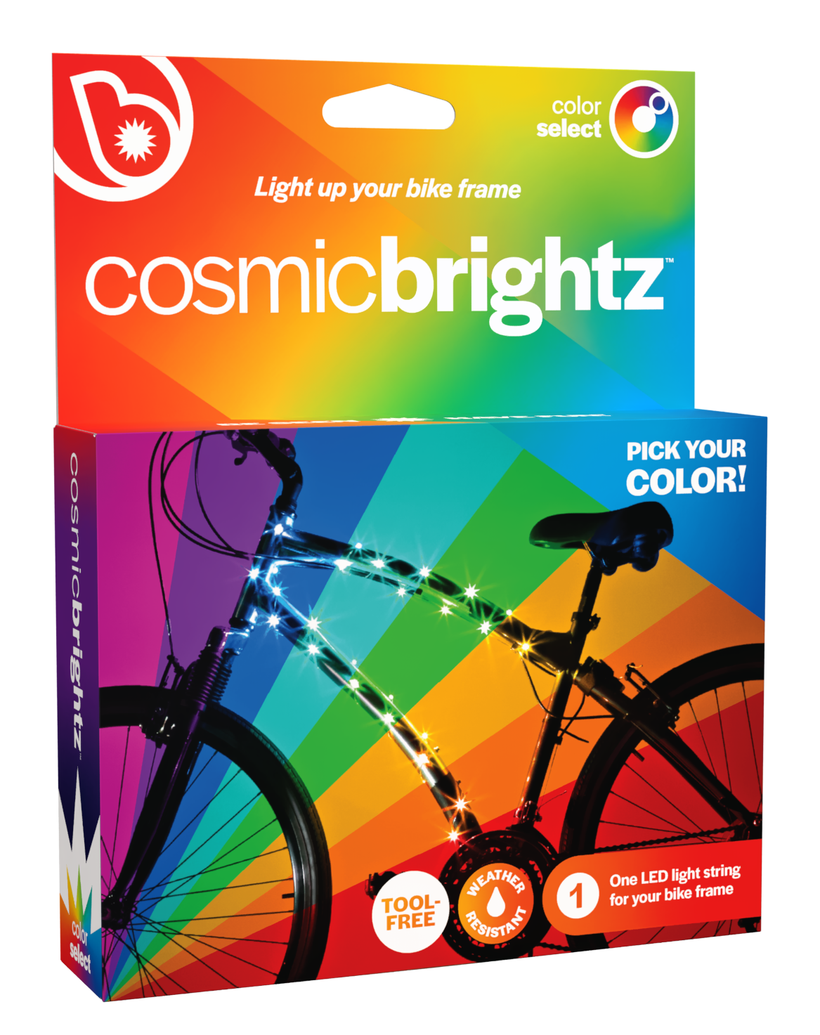 CosmicBrightz Bike Frame Lights