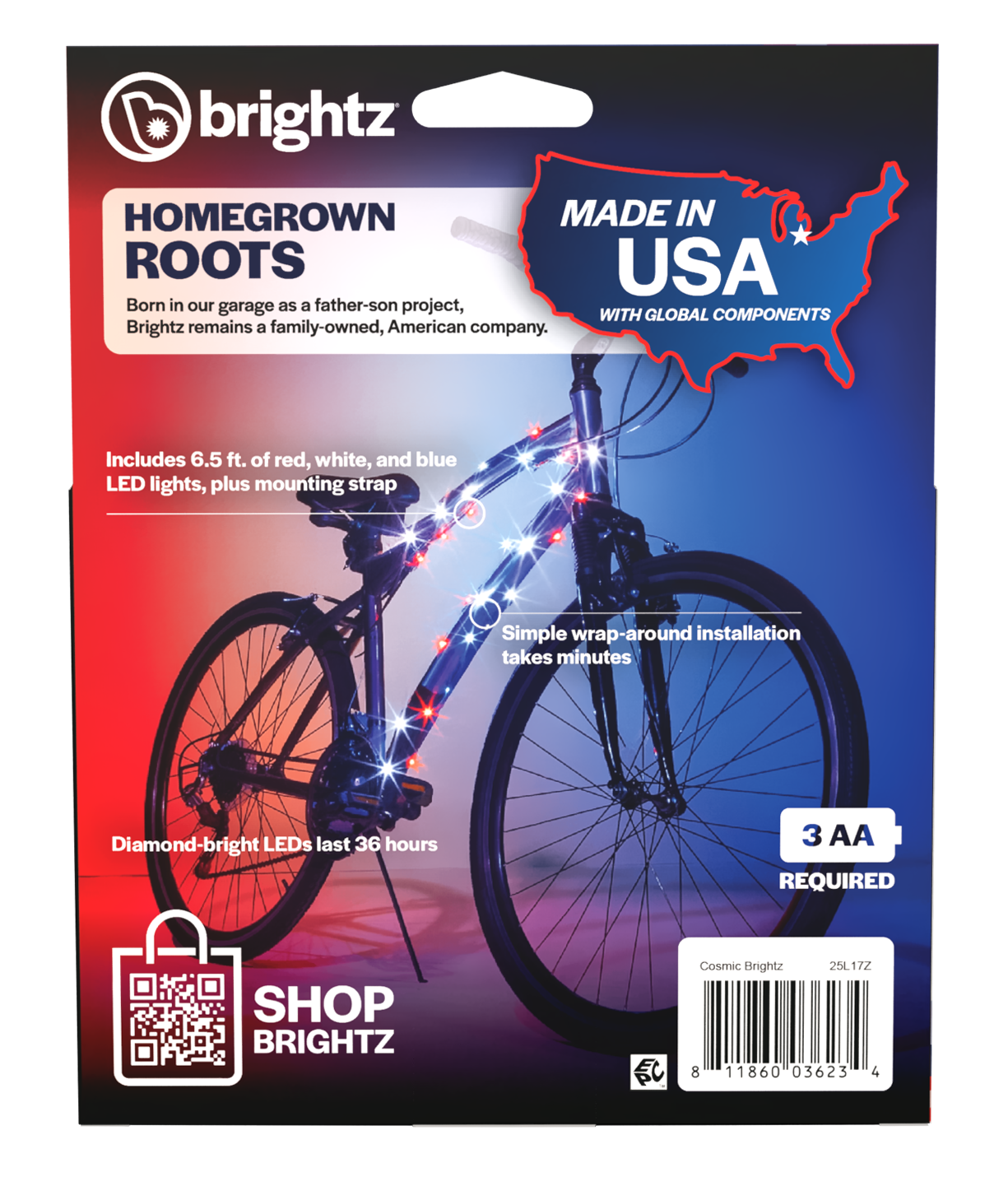 Patriotic Wheel Brightz - Made in USA