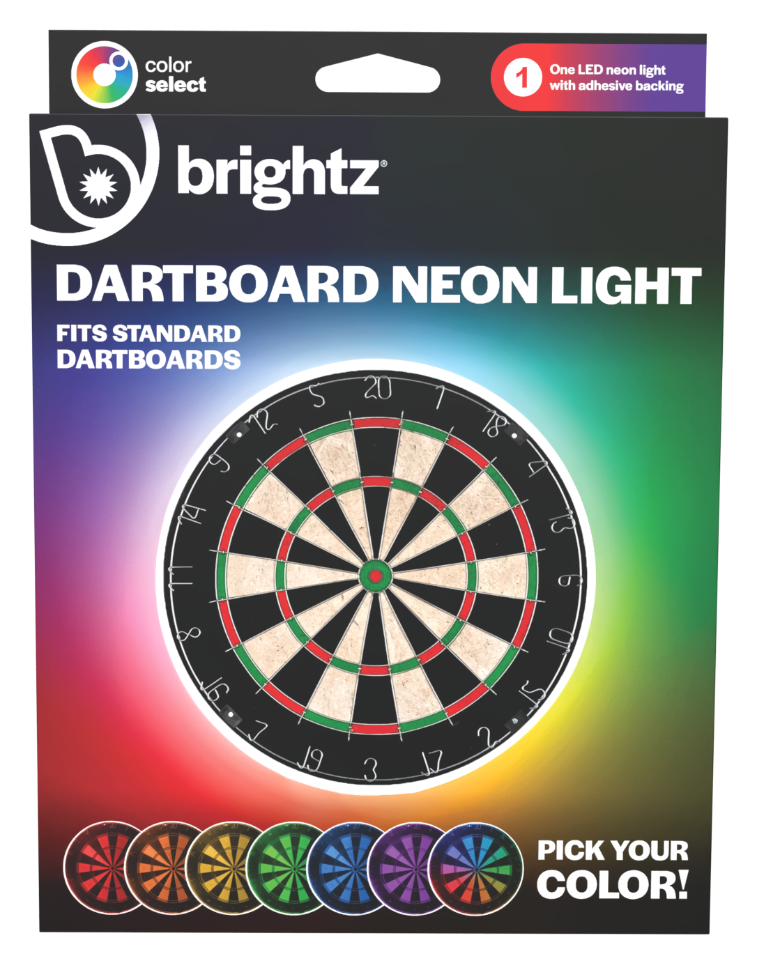 Brightz Neon Dart Board Perimeter