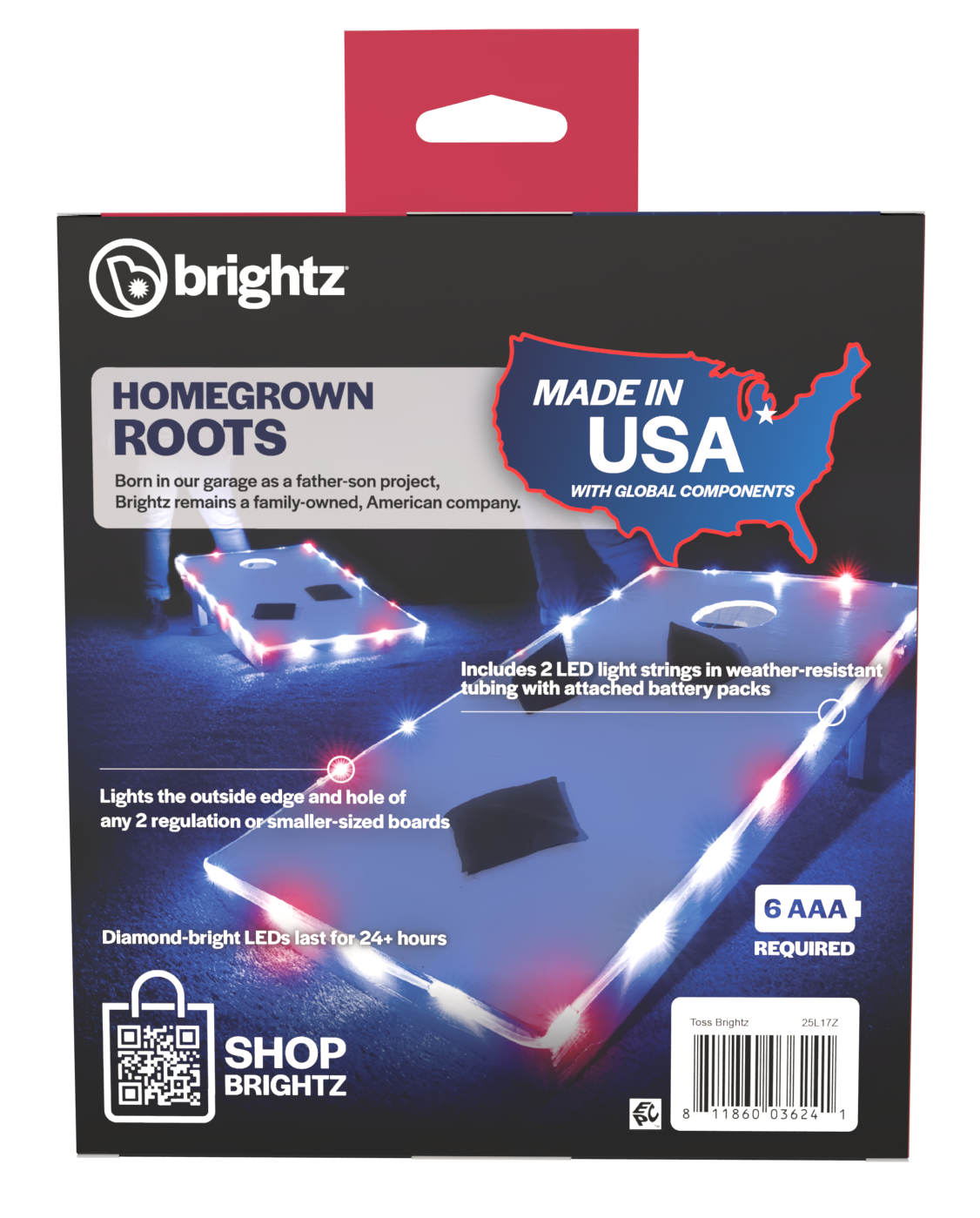Patriotic Toss Brightz (2-Pack) - Made in USA