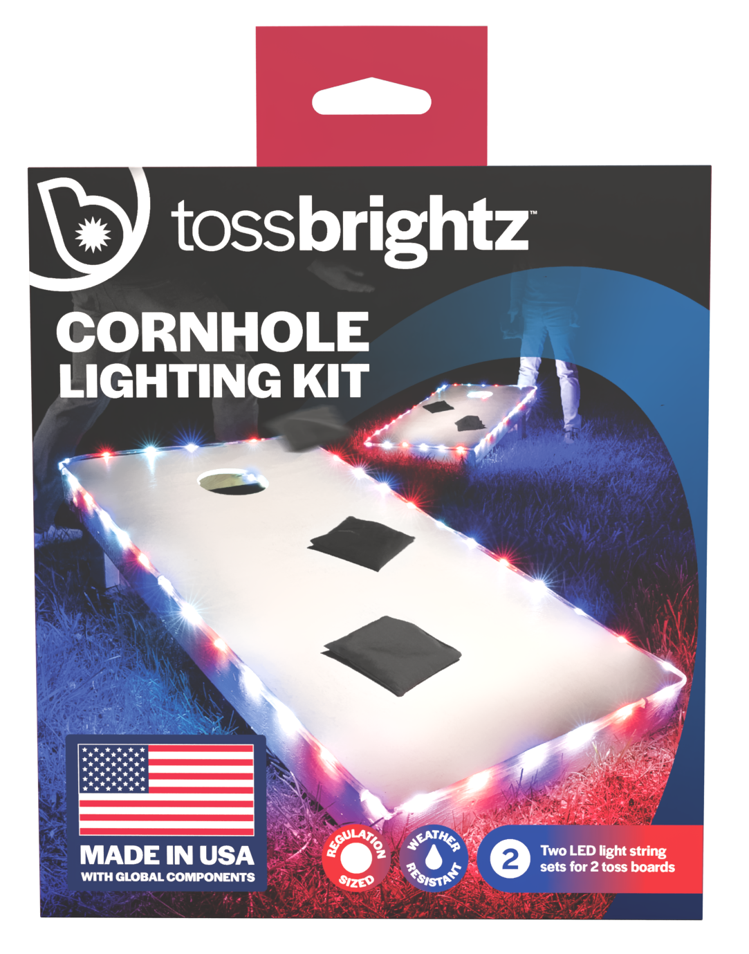 Patriotic Toss Brightz (2-Pack) - Made in USA