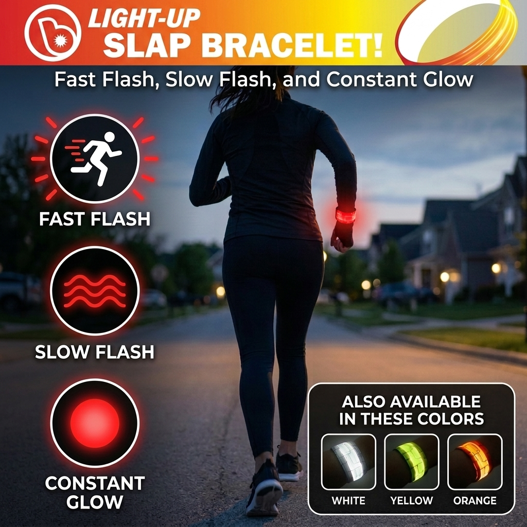 Brightz Lighted LED Slap Bracelet