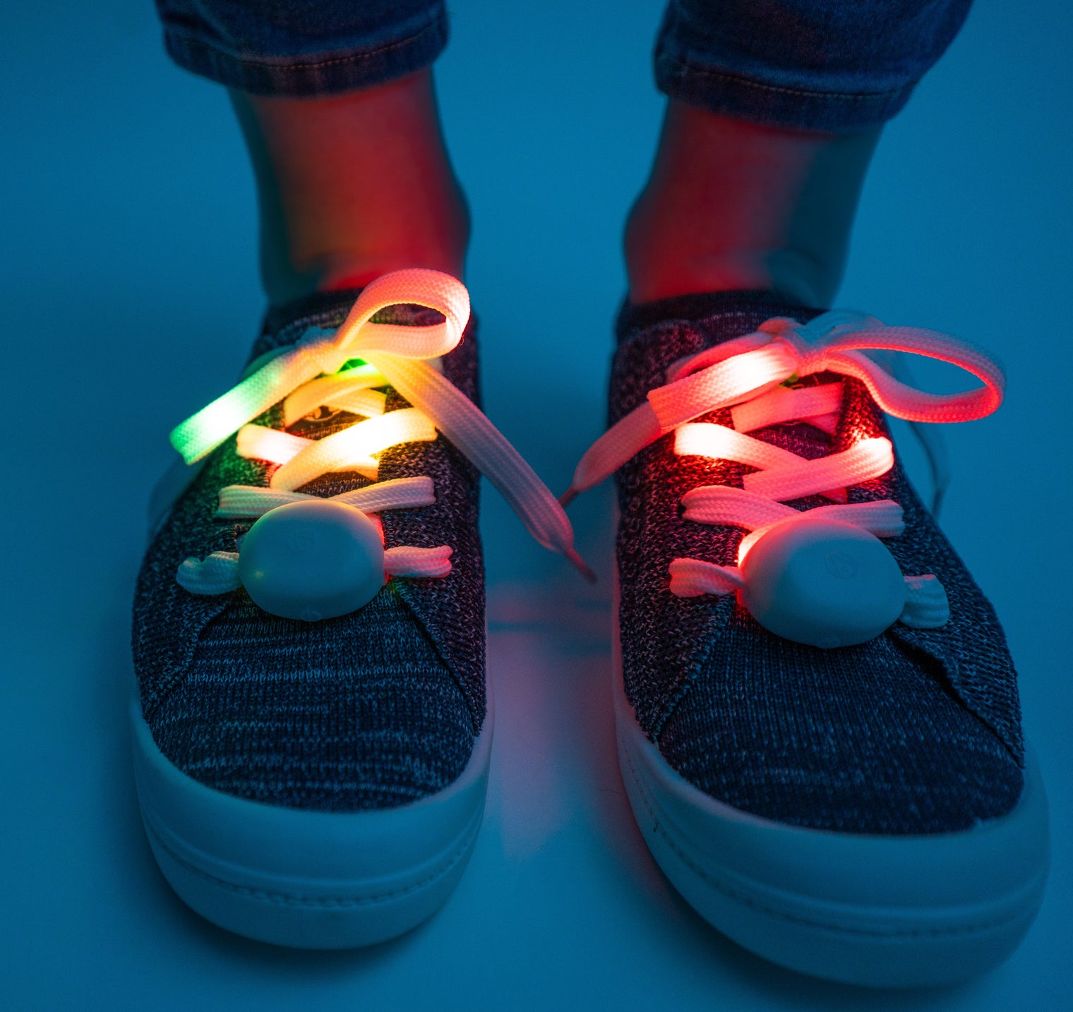 Brightz LED Shoelaces (1 Pair) | Color Changing Light Up Shoe Laces