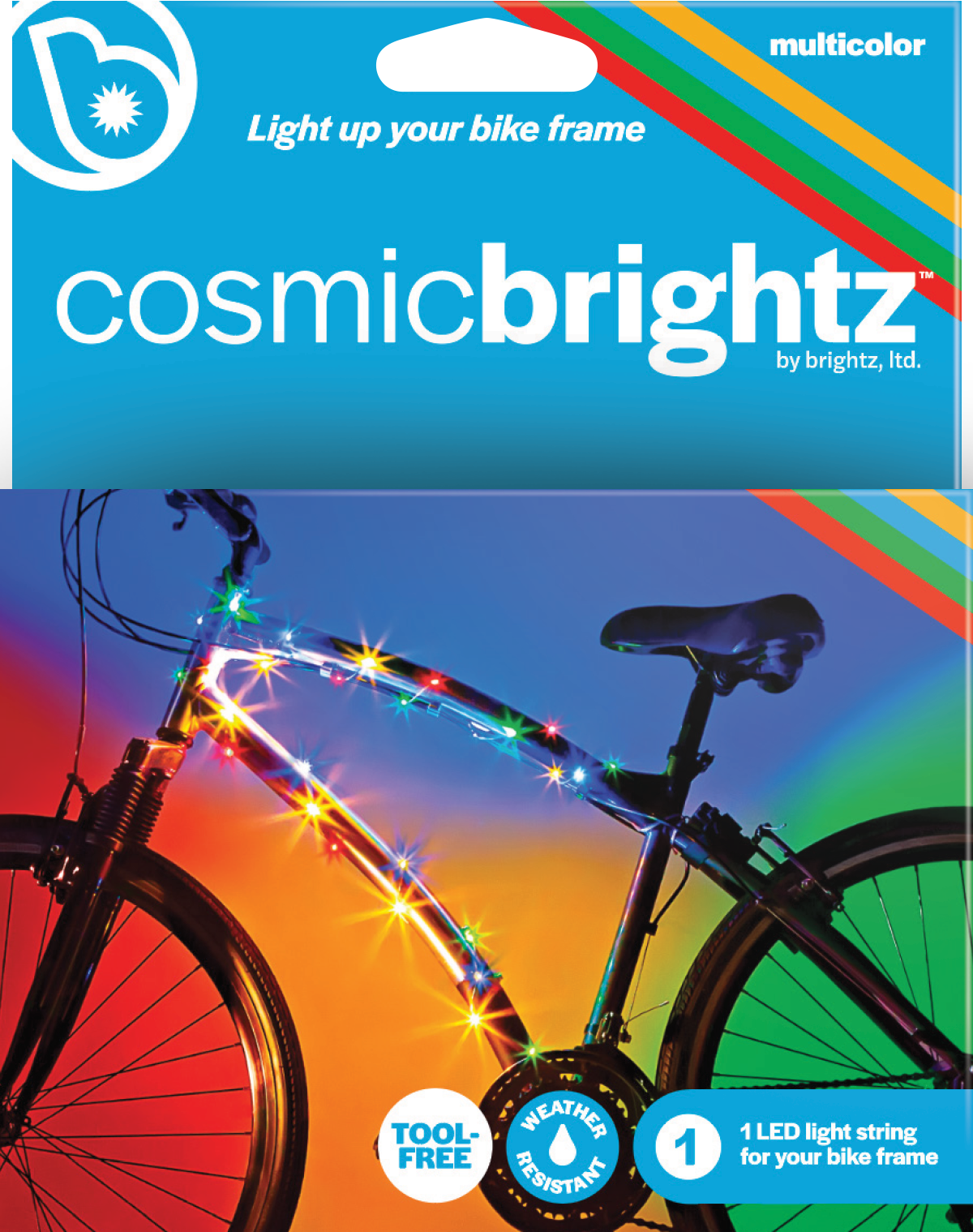 Shop Cosmic Brightz LED Bike Frame Light Kit
