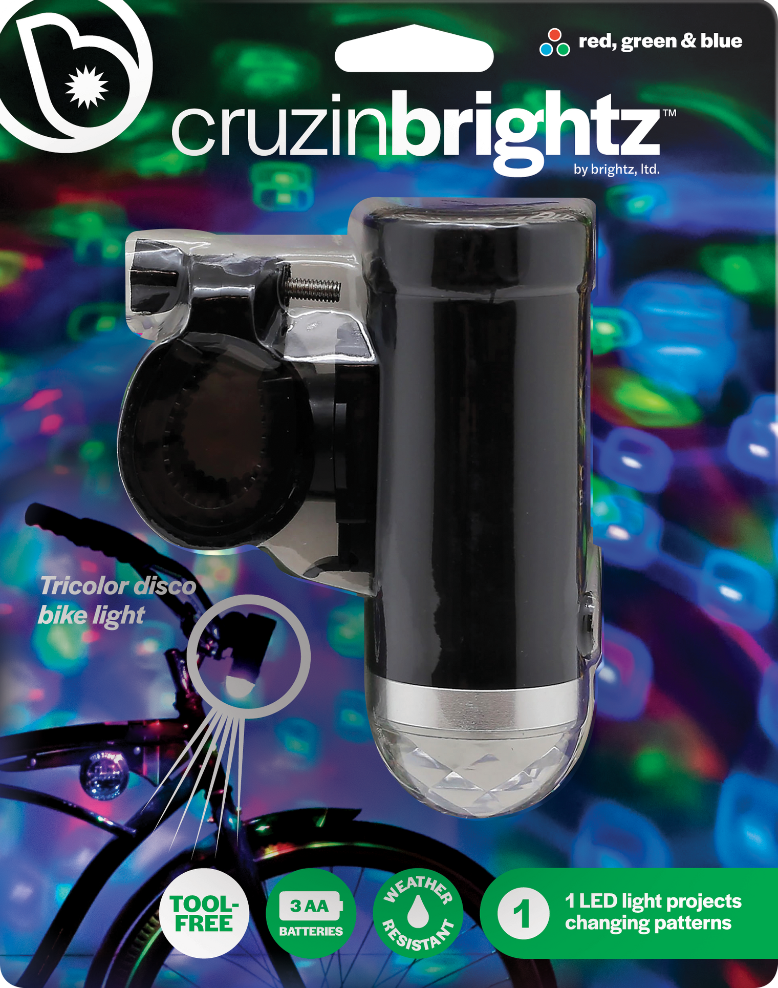 CruzinBrightz Disco Bike Light