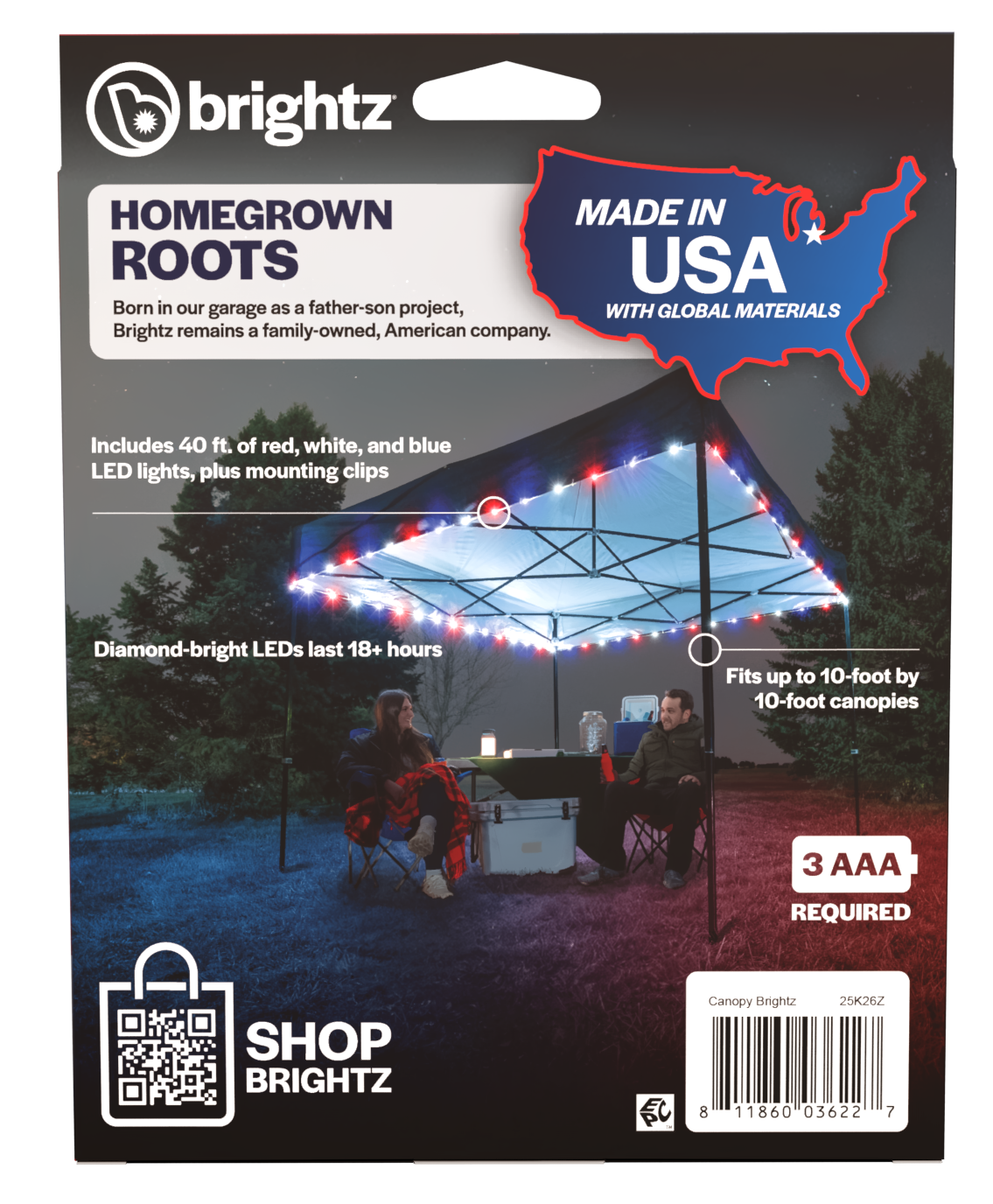 Patriotic Canopy Brightz - Made in USA