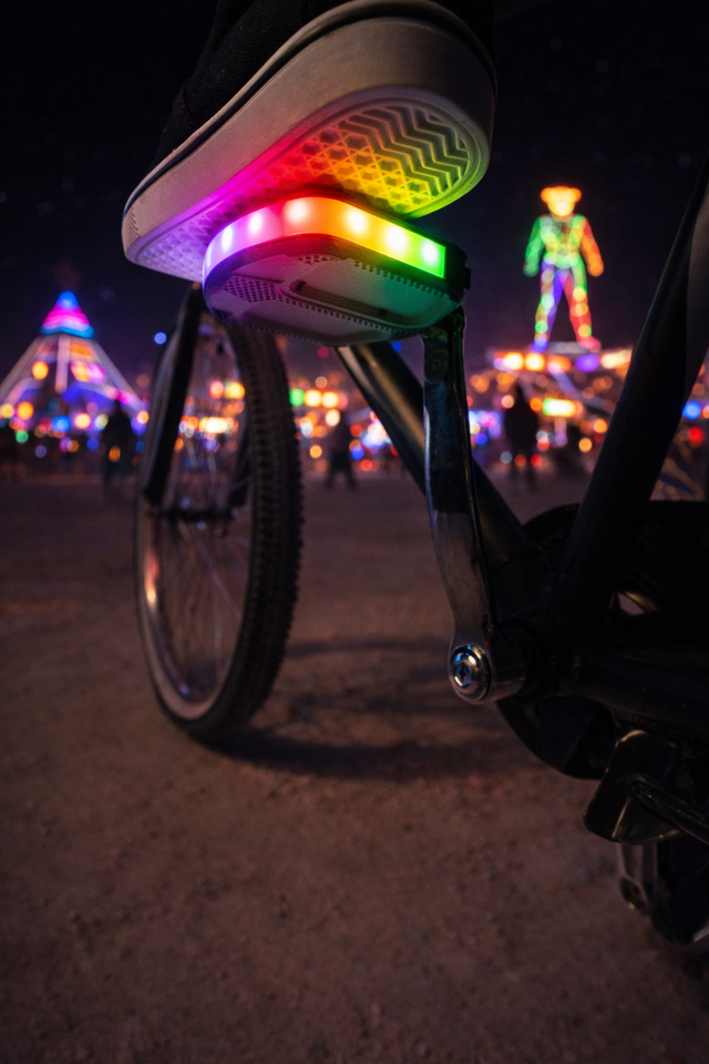 Rechargable LED Lighted Bike Pedals