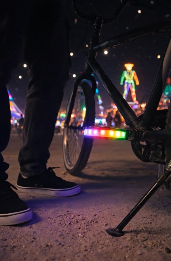 Rechargable LED Lighted Bike Pedals