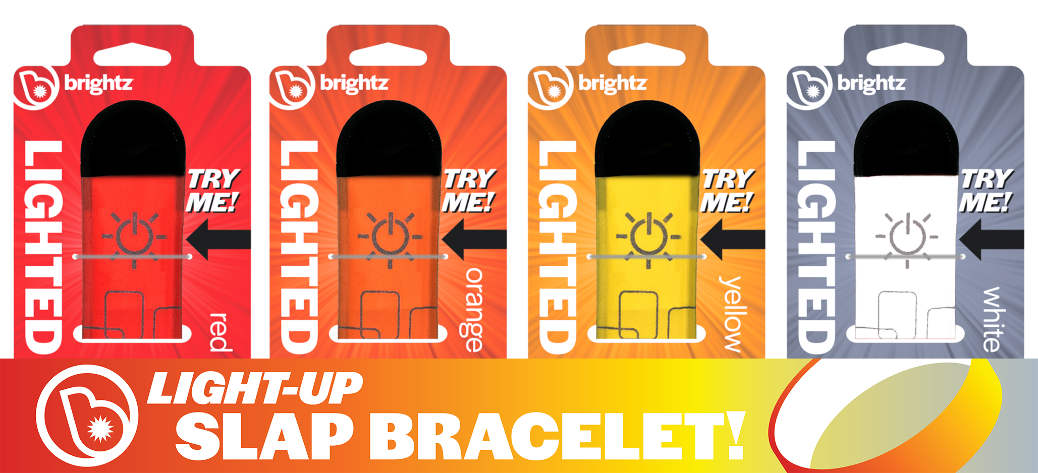 Brightz Lighted Slap Bracelets