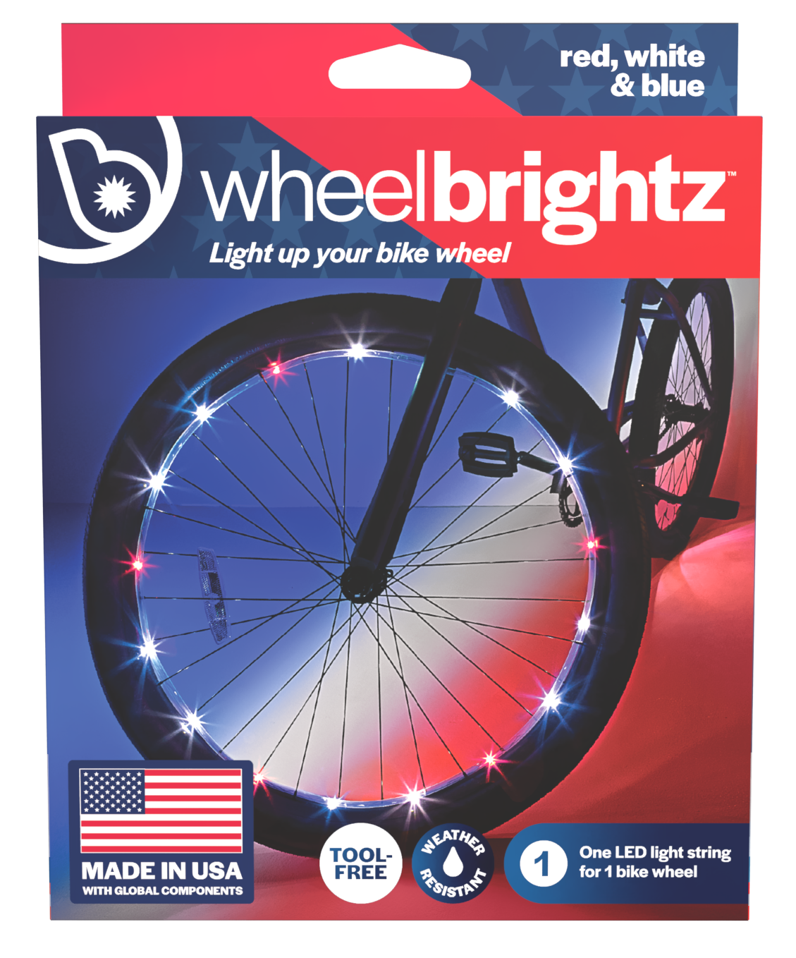 Patriotic Wheel Brightz - Made in USA