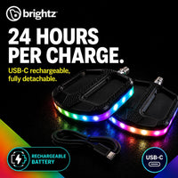 Rechargable LED Lighted Bike Pedals